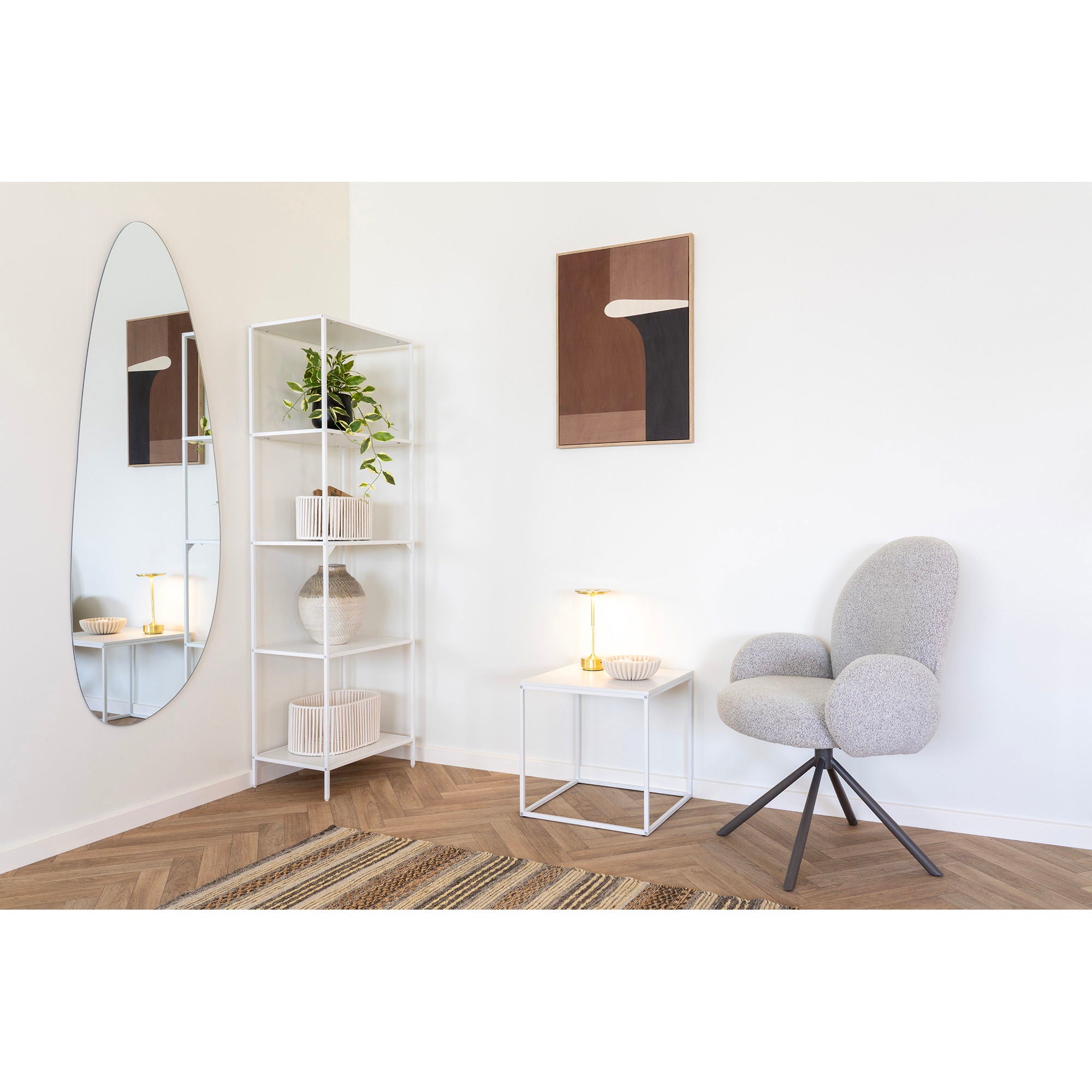Vita shelf white 5 shelf