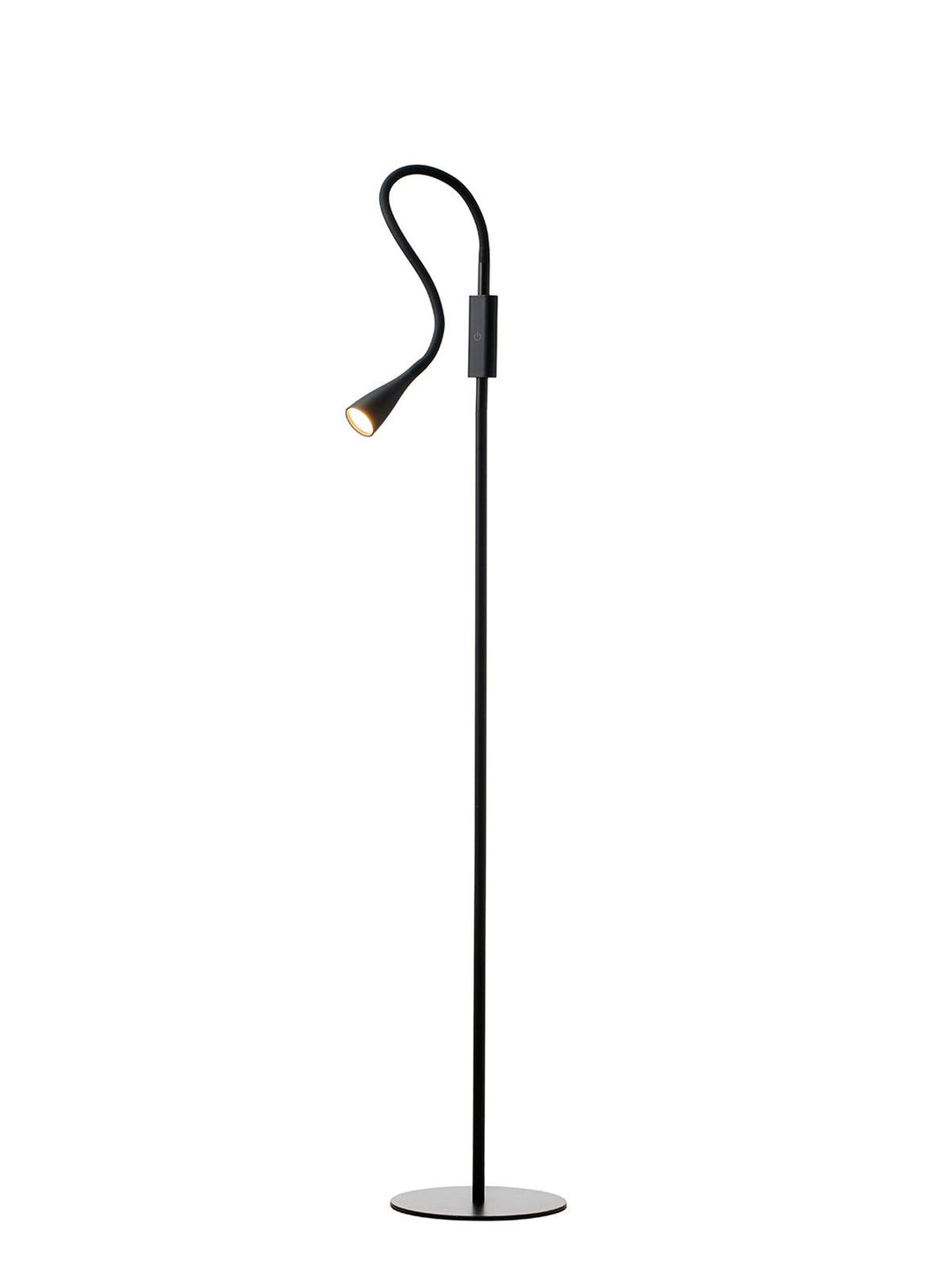 TWIST LED SORT - Gulvlampe dæmpbar