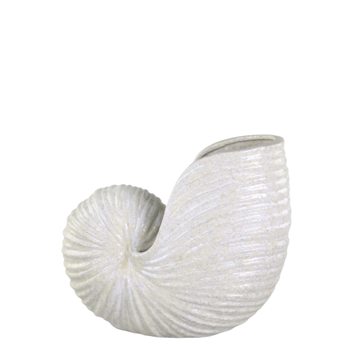 Vase musling H23,5 L38,5B20 antiq creme