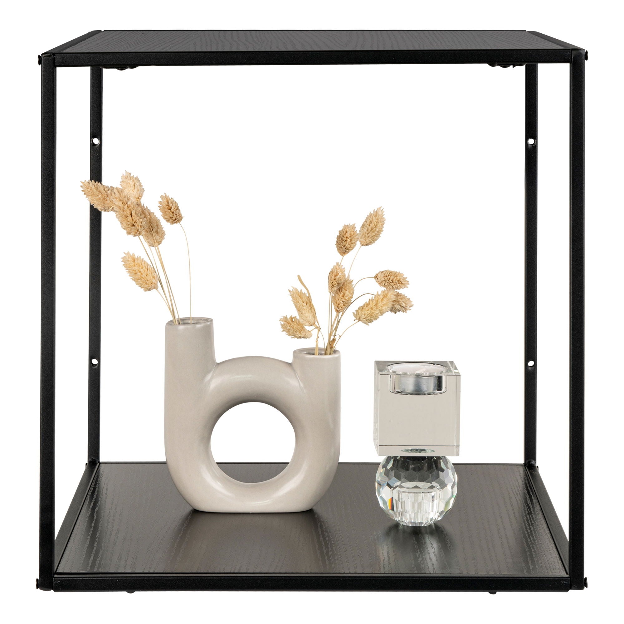 Vita Wallshelf, black frame