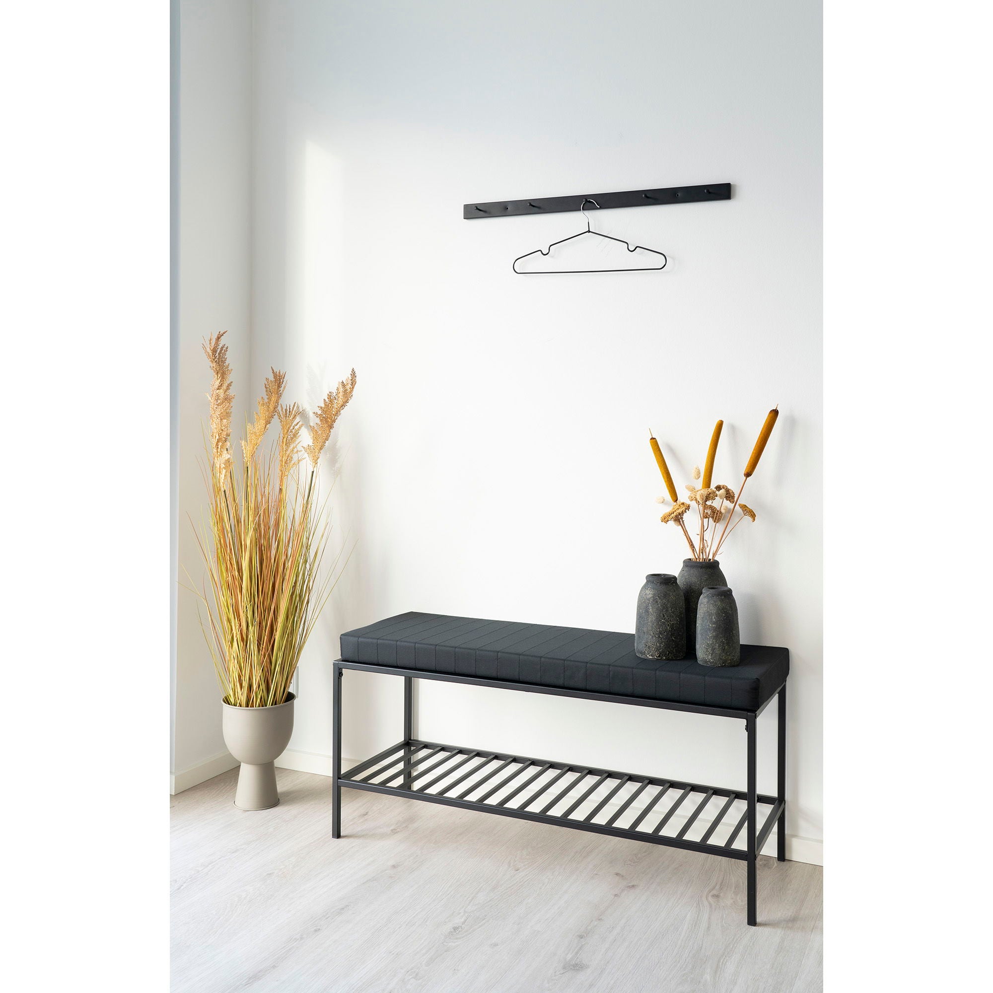 Vita Coat Rack, steel, black