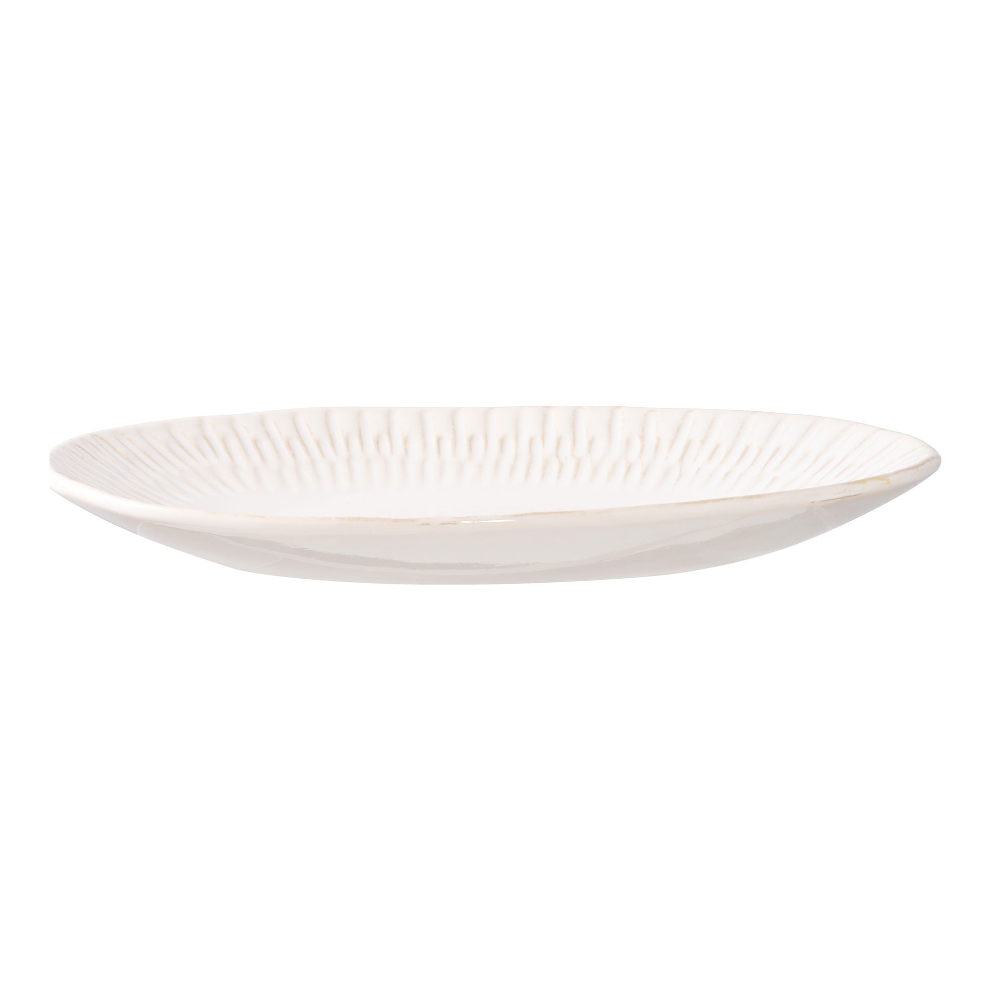 Tray ceramic white