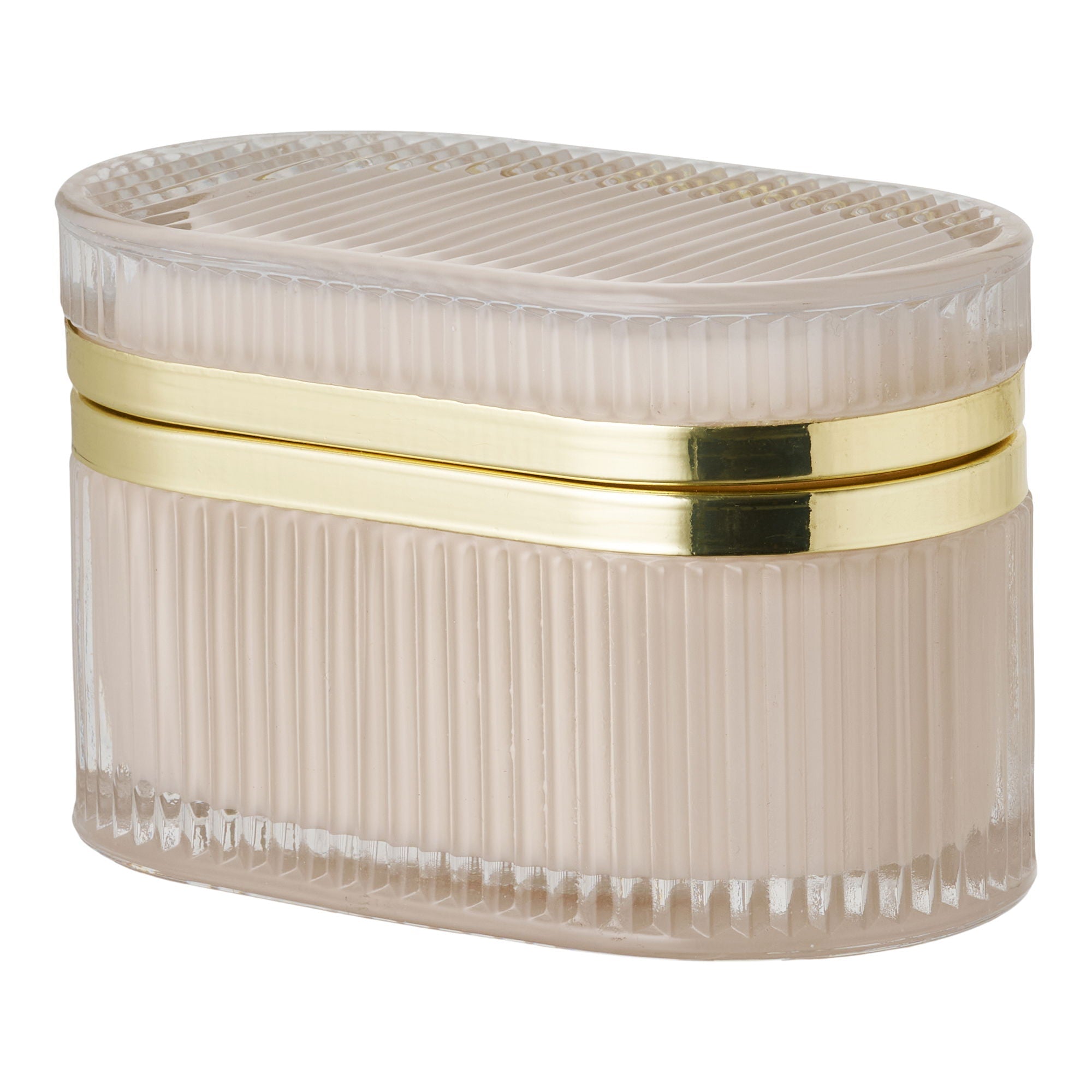 Love glass box, nude/brass