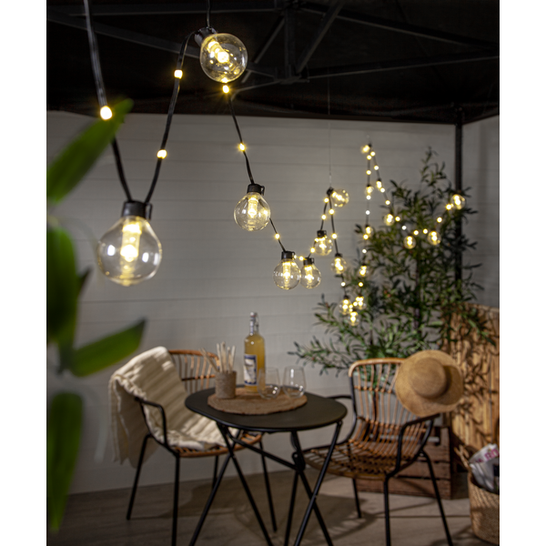 Bolla varmhvid lyskæde