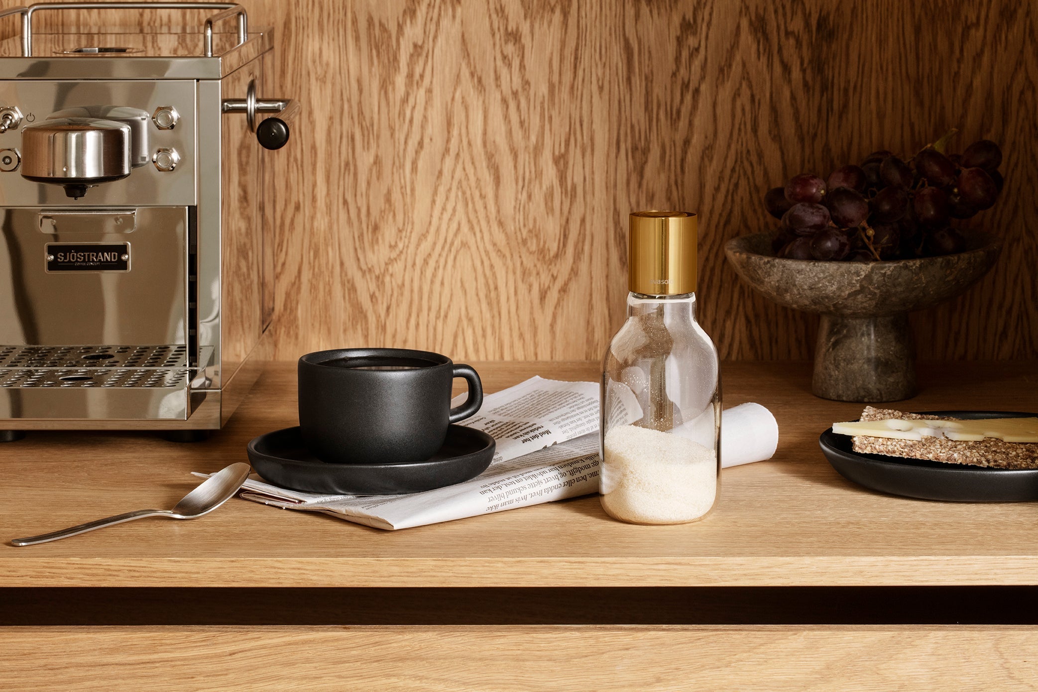 Sukkerdispenser messing 35cl