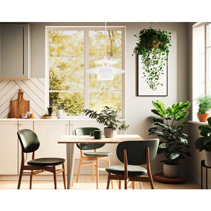 Brenda Pendel Ø320 - Mat hvid