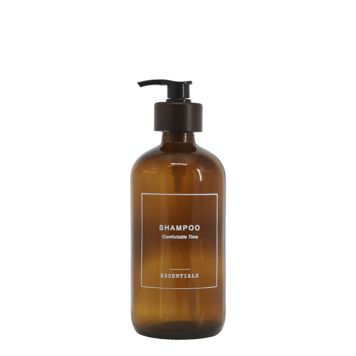 Flaske m pumpe shampoo soap 500 ml H21,5/Ø7,5
