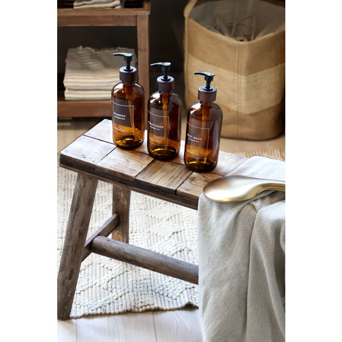 Flaske m pumpe shampoo soap 500 ml H21,5/Ø7,5