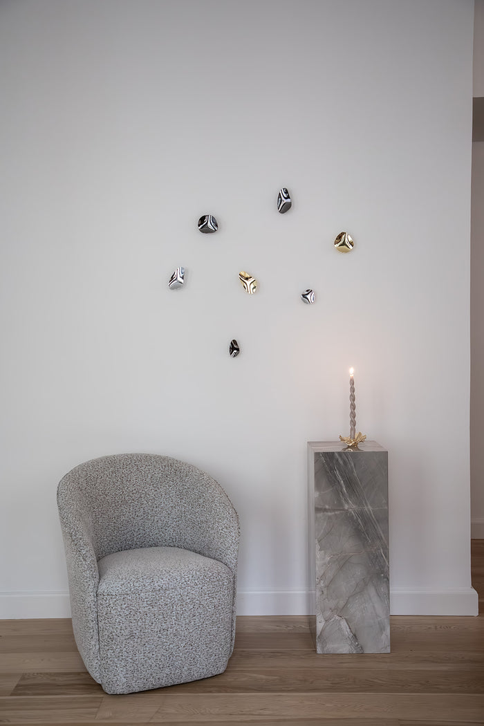 Amalia Hook Round Small Chrome