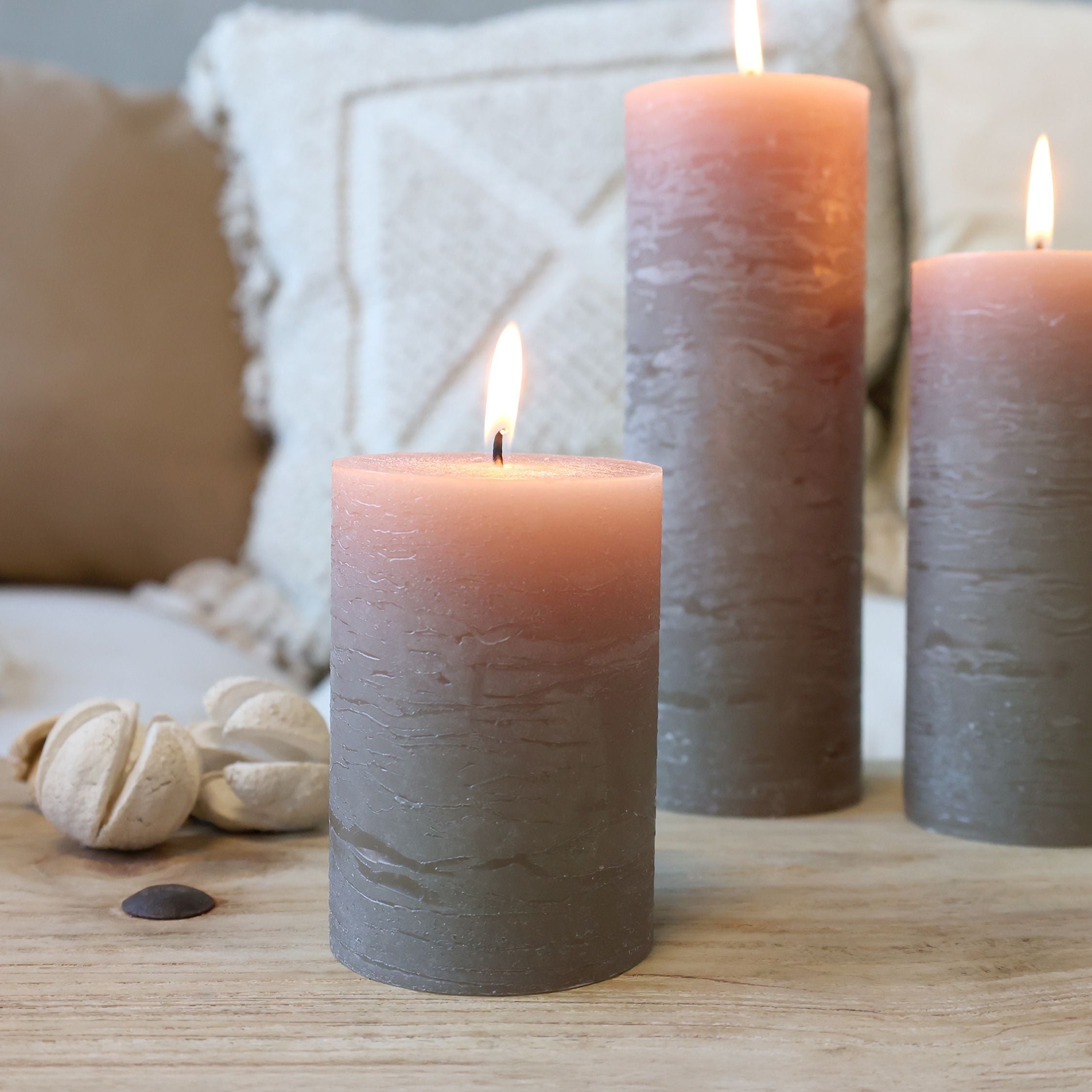 Macon lys rustik 40t H10/ø7 hør