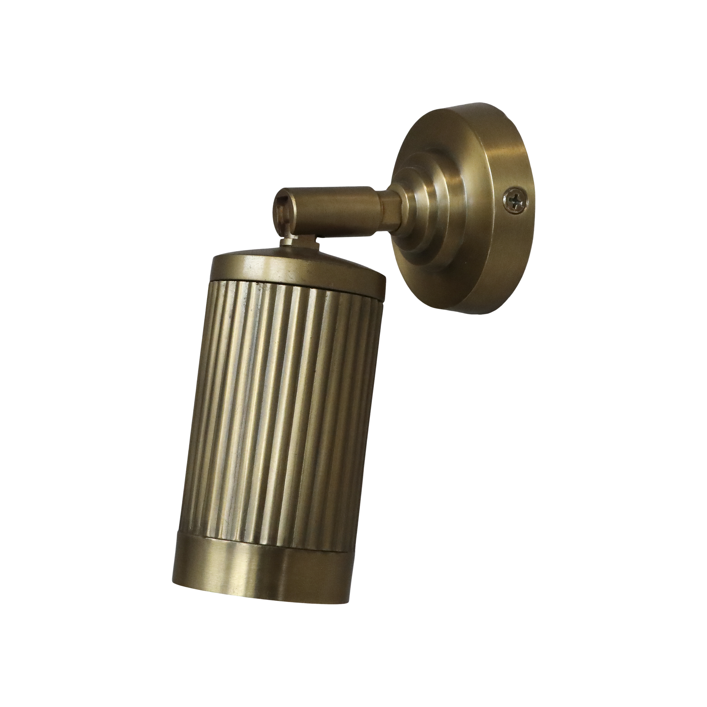 Lampe til væg med riller