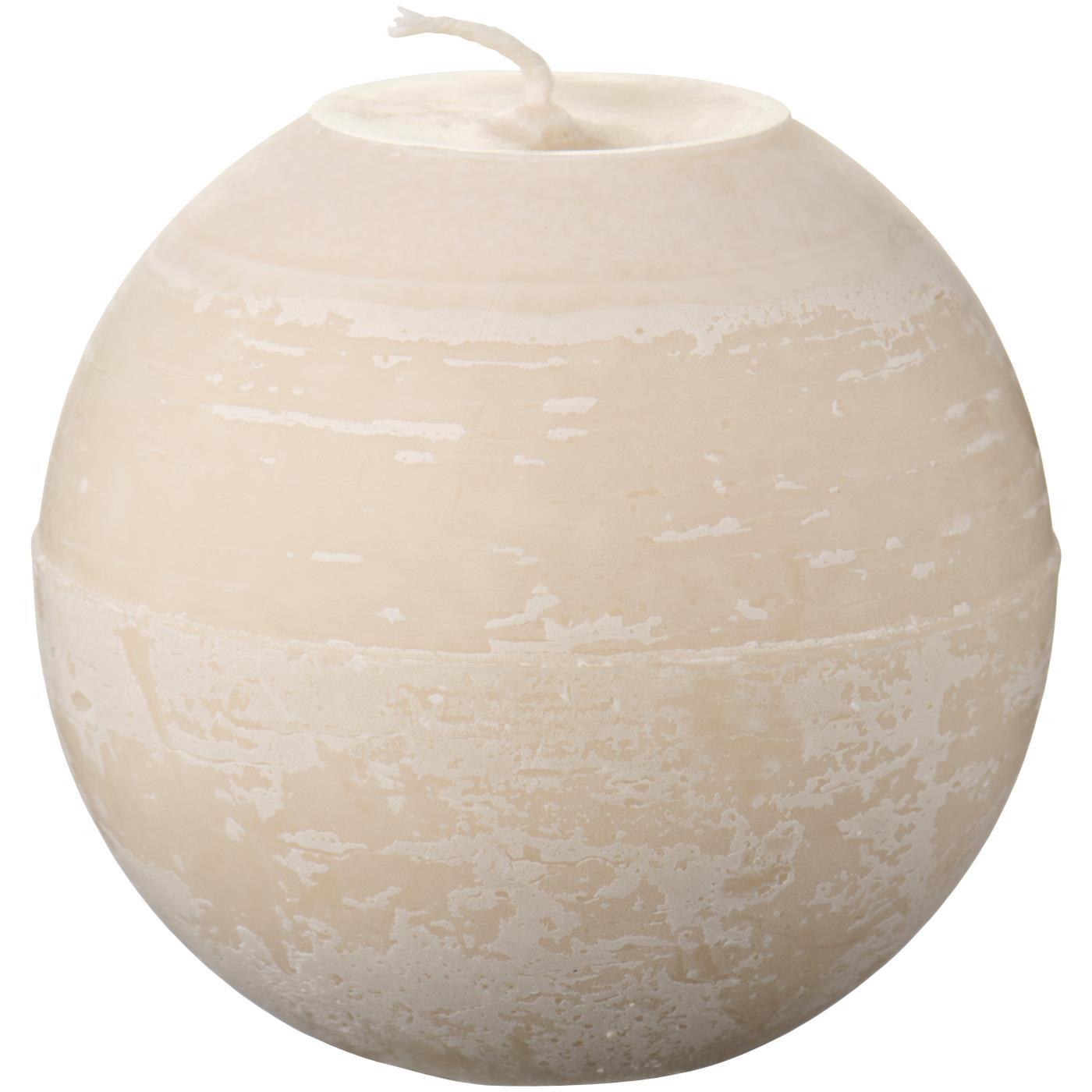 Kuglelys rustik kit stearin