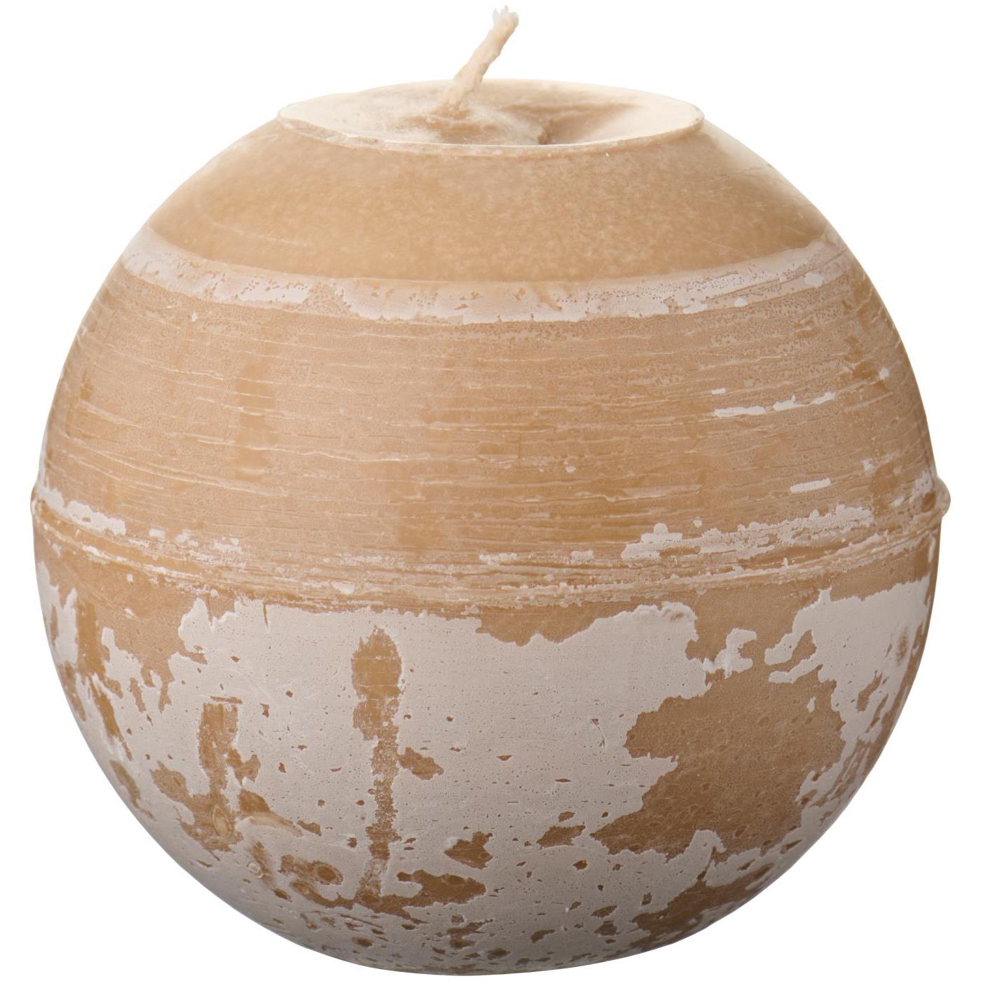 Kuglelys rustik honey stearin