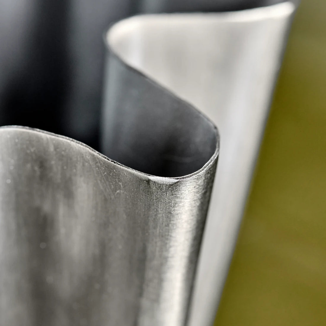 Vase, HDFlood, Brushed silver