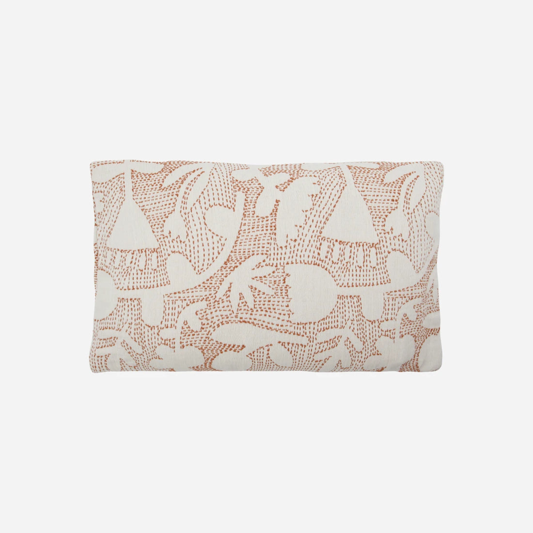 Cushion cover, HDSari, Off-white, brown