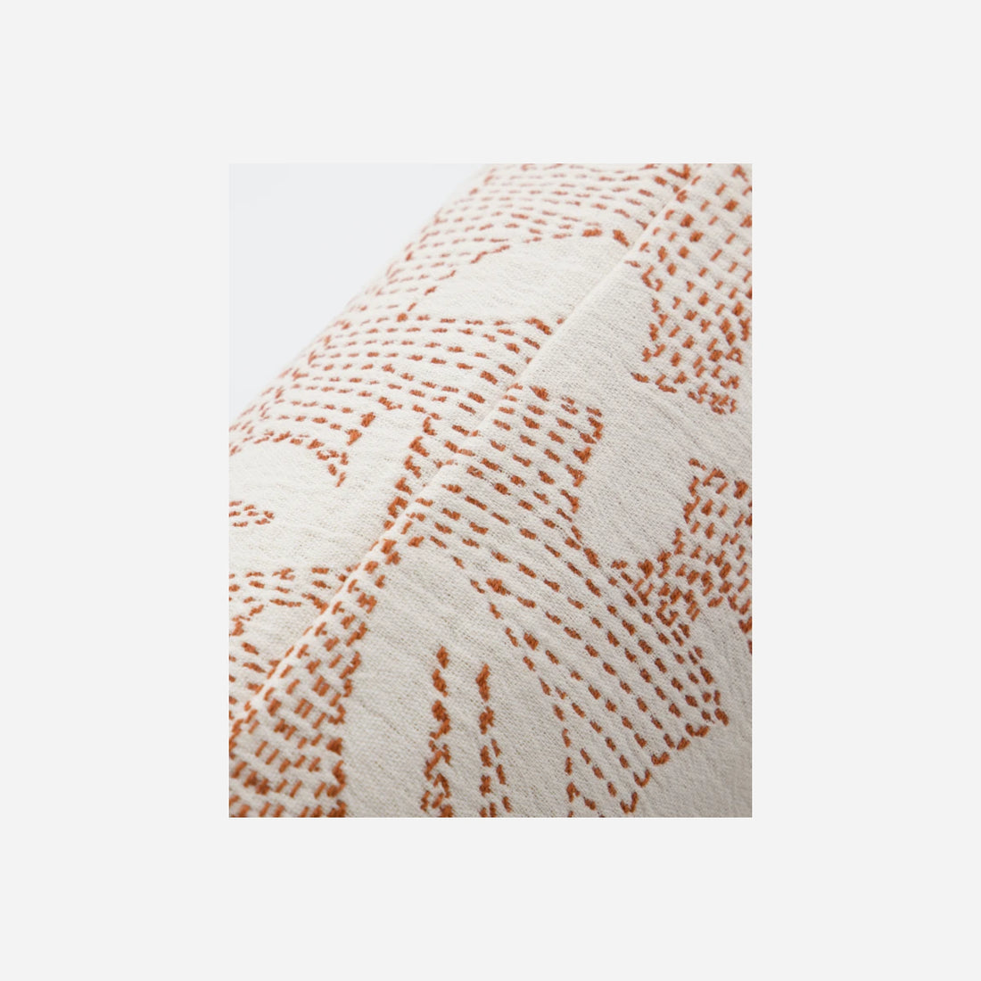 Cushion cover, HDSari, Off-white, brown