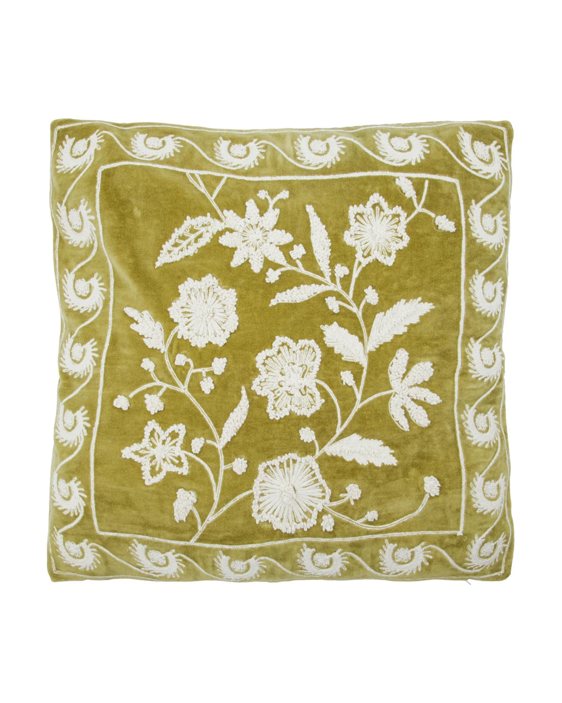 Cushion cover, HDRica, Mustard, Off-white