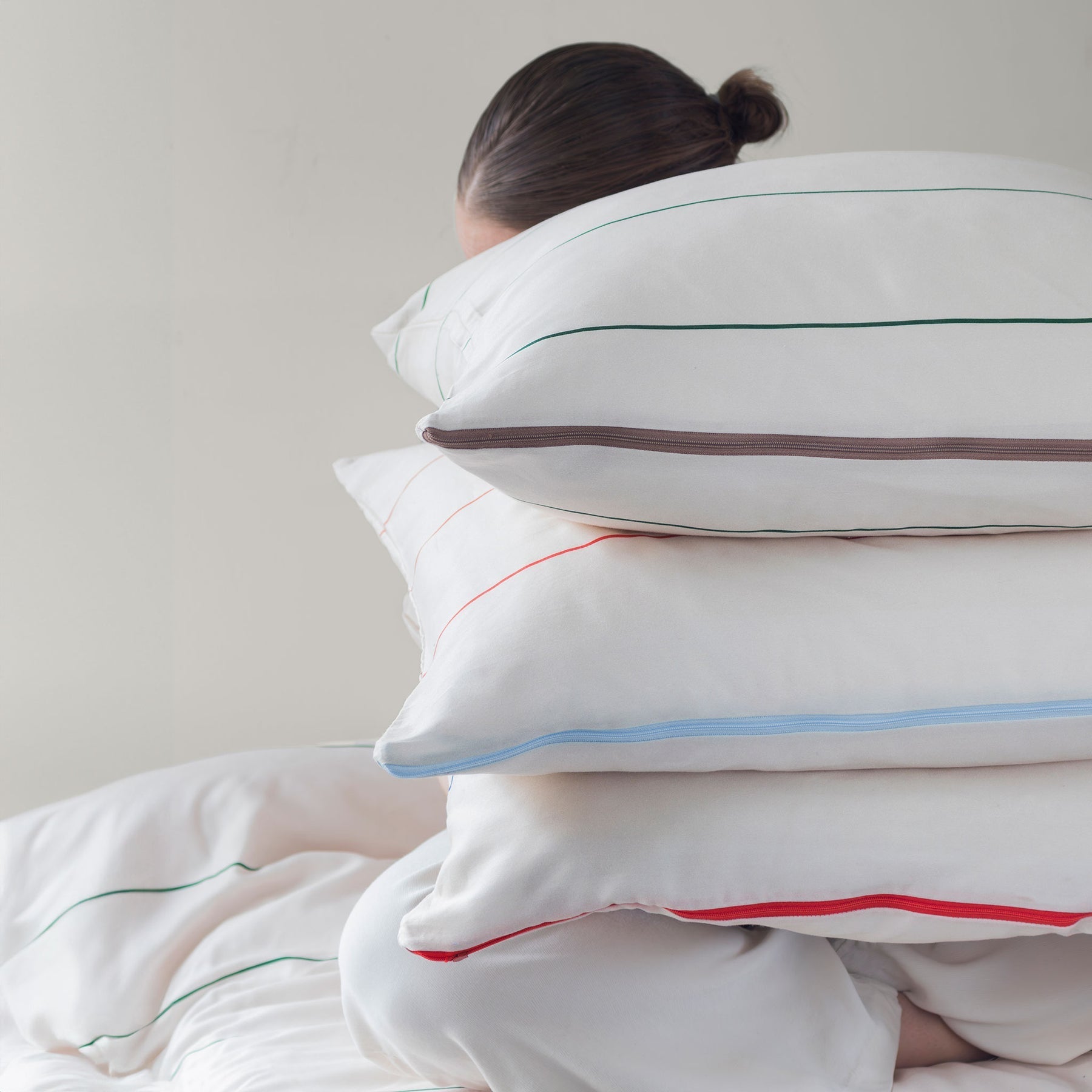 ALIGN bed set, Cobalt/Sand