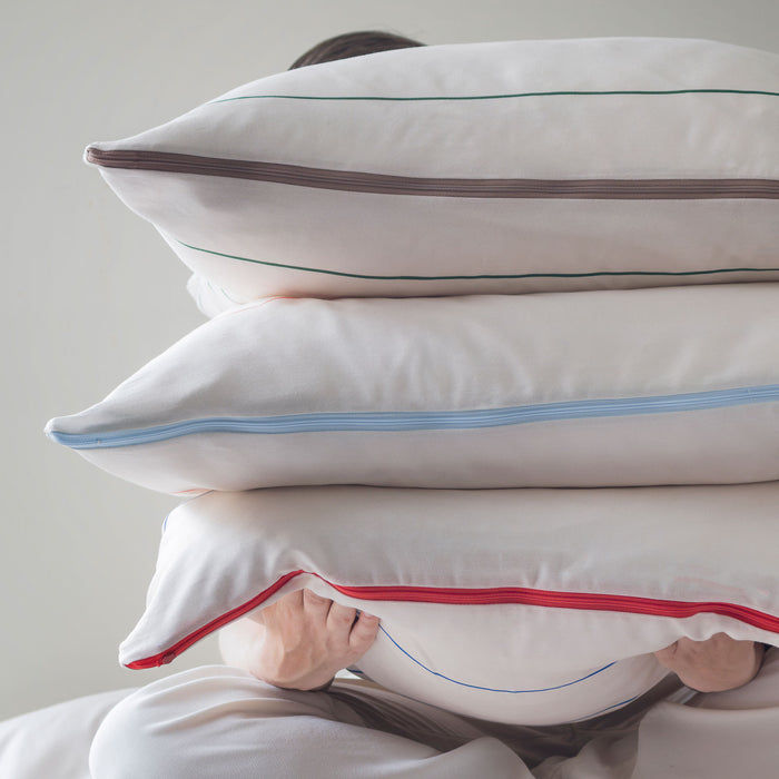 ALIGN bed set, Bright red/Sand