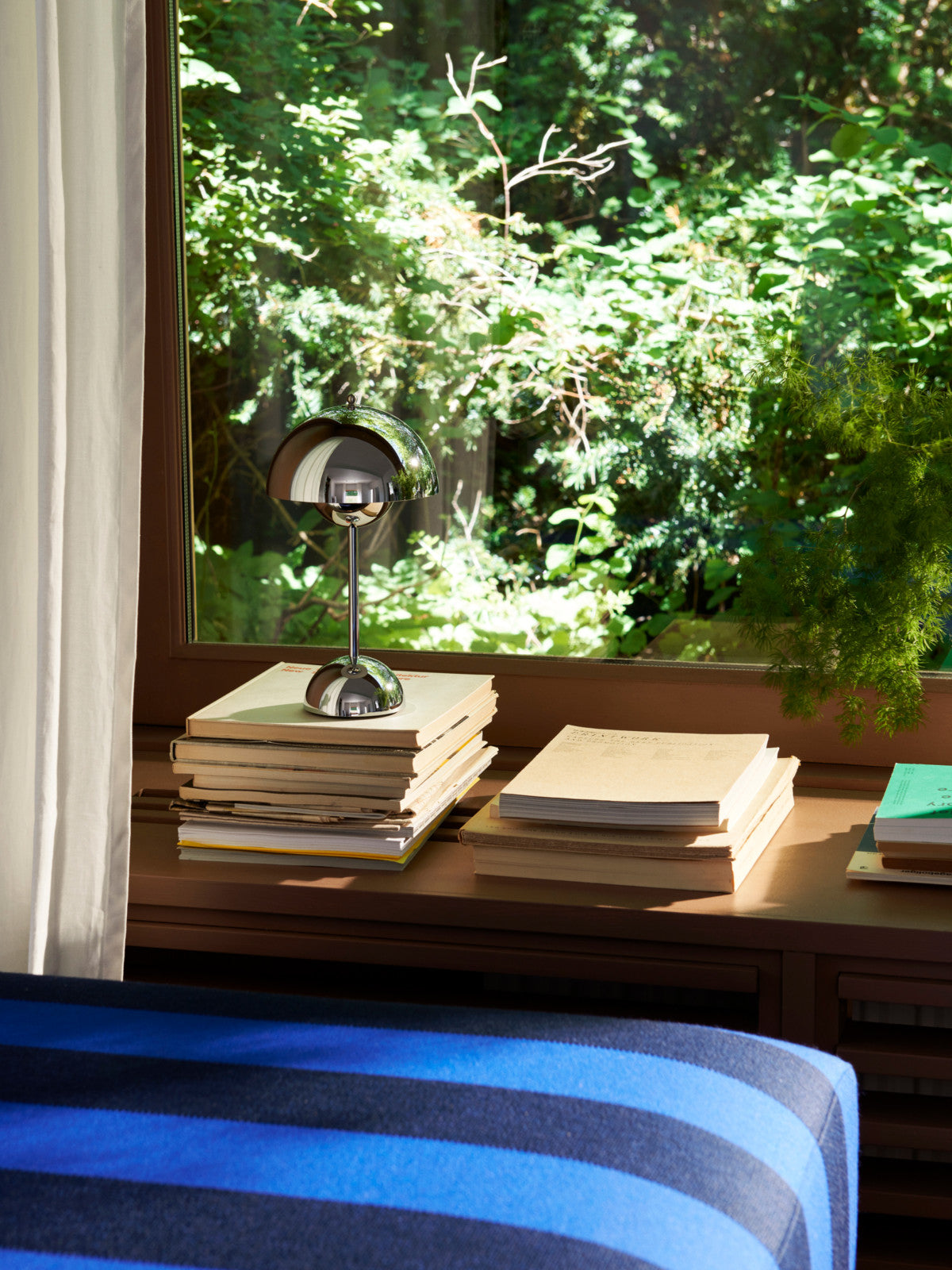 Flowerpot VP9 Chrome Plated