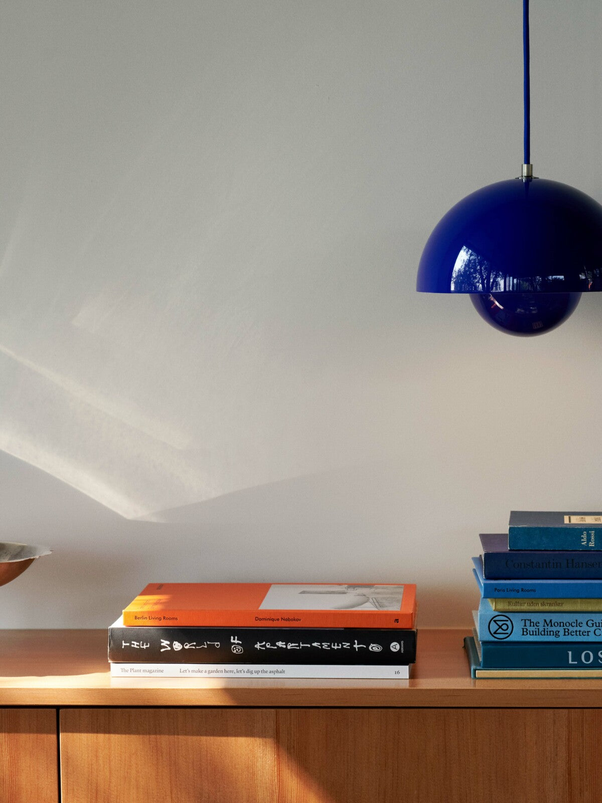 FlowerPot Pendel VP1 - Cobalt blue