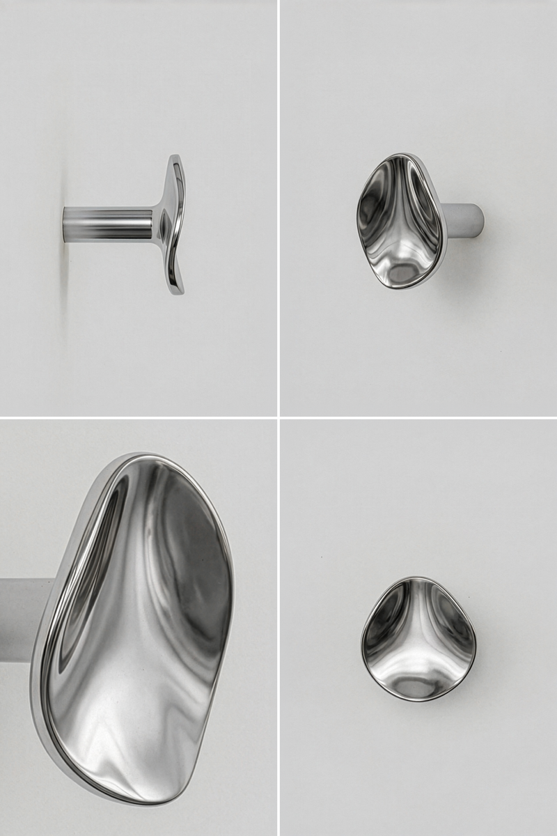Amalia Knage - Krom | Rund | Mini
