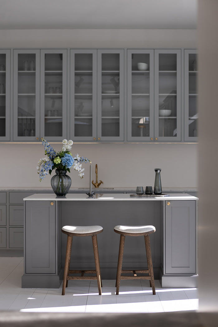 Audrey vase large petrol blue