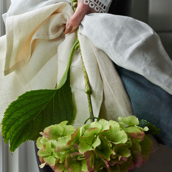 RAW Hør - viskestykke mørk grå 2pk