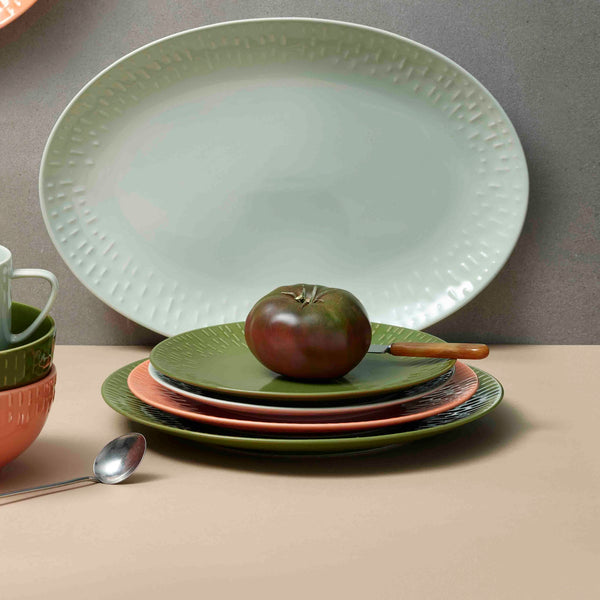 Confetti Olive dessert tall. 21 cm