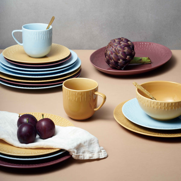 Confetti Bordeaux middags tall. 27,5 cm