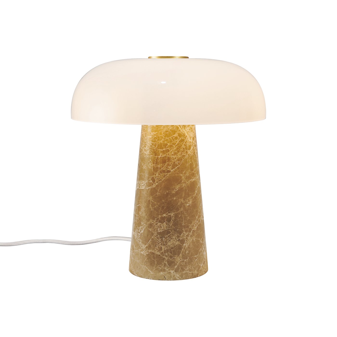 Glossy Mini Table lamp Beige