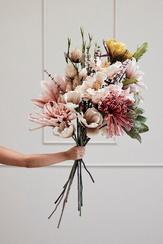 Happia decoration flower 60x20 Rose Tan