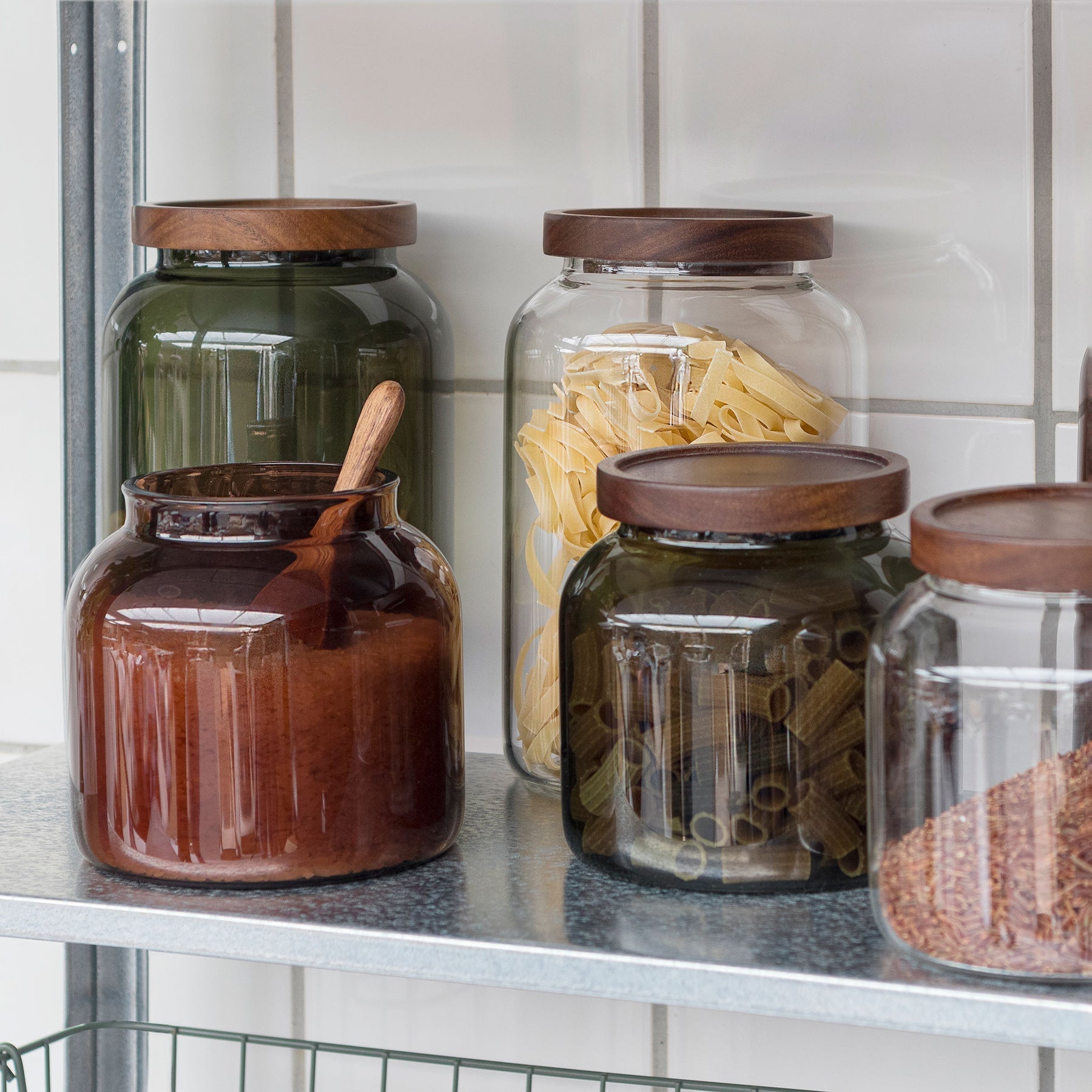 Luna jar, Small, Brown