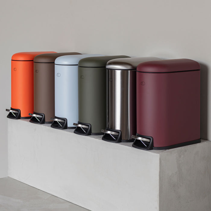 Mini pedal bin, 5L, brown