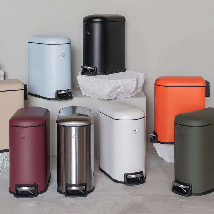 Mini pedal bin, 5L, sand