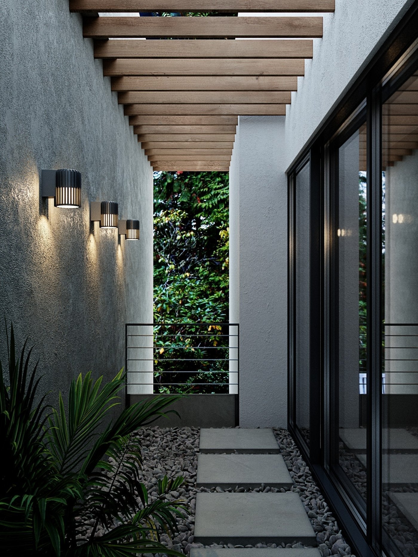 Aludra væglampe - seaside sort