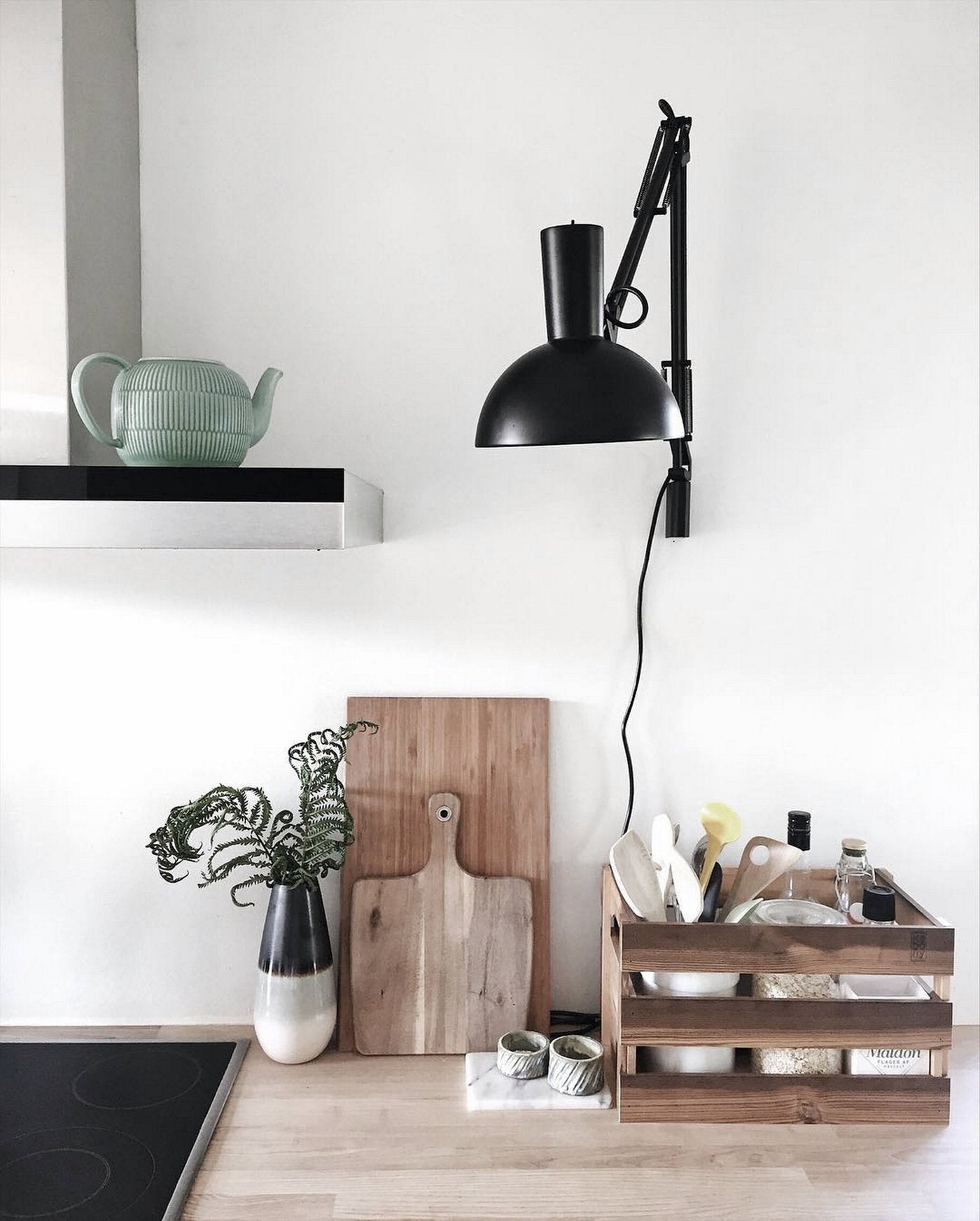 Arki Bord/Klem/Væg Sort 75145003