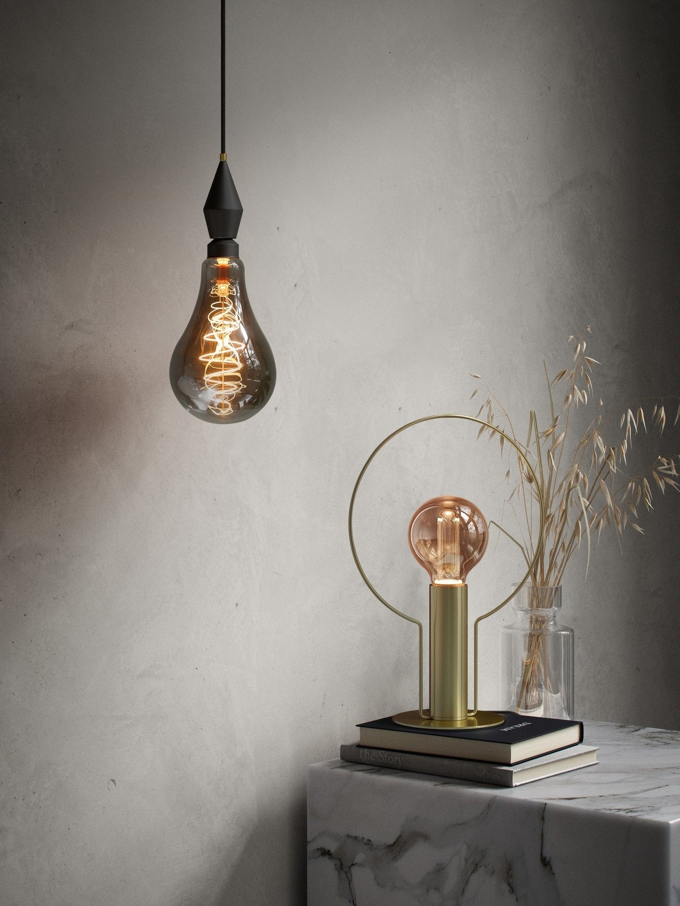 Deco Retro Globe Guld E27