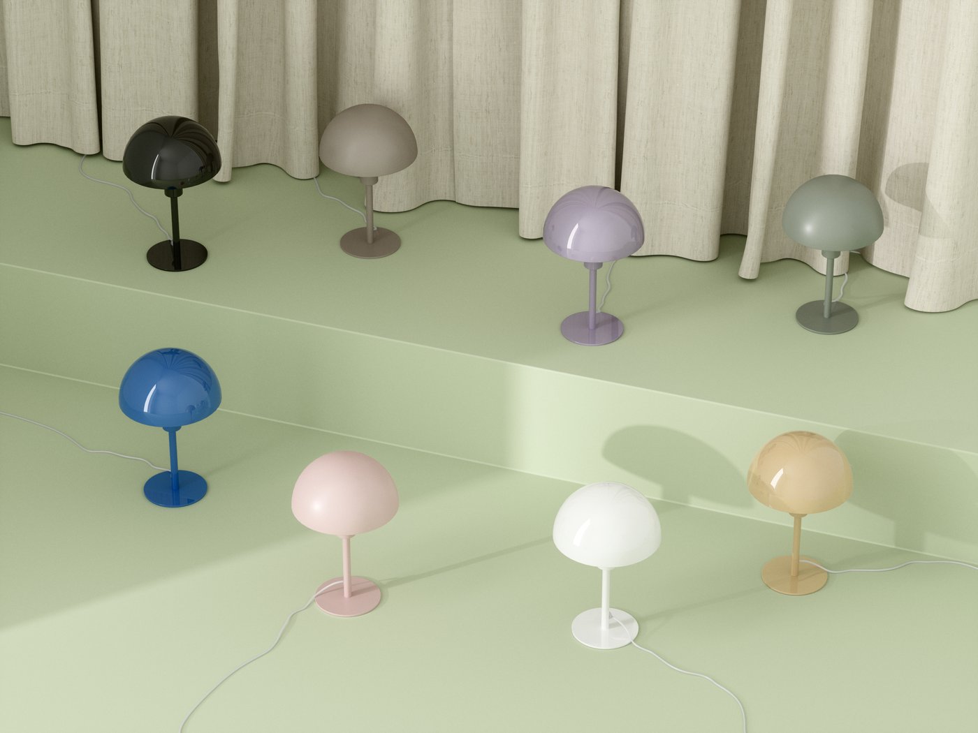 Ellen mini bord - Støvgrøn