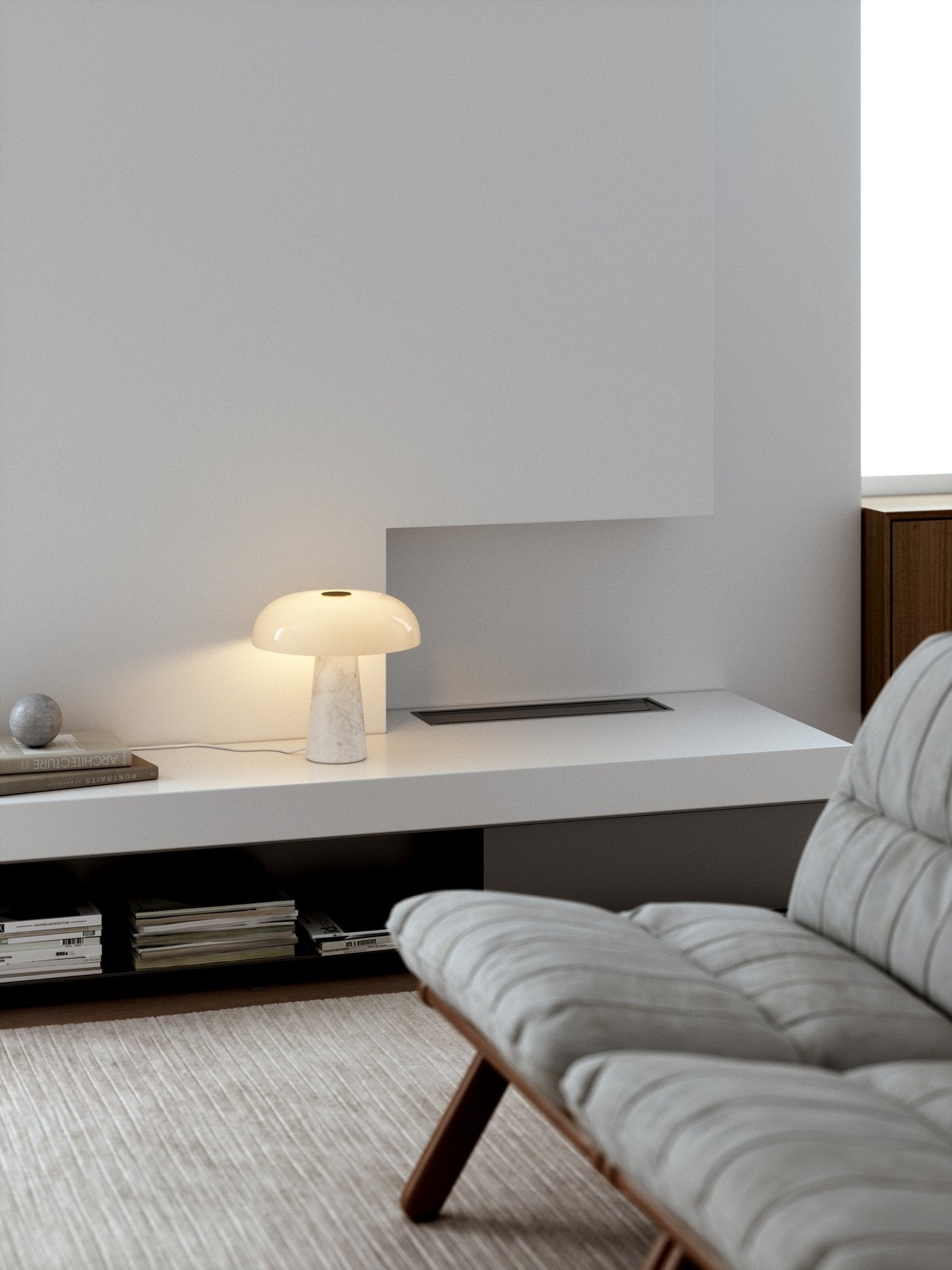 Glossy - Bord - Hvid