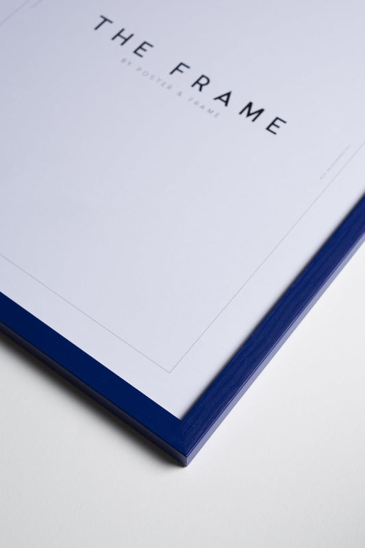 Blue Wood Frame - 30 x 40 cm