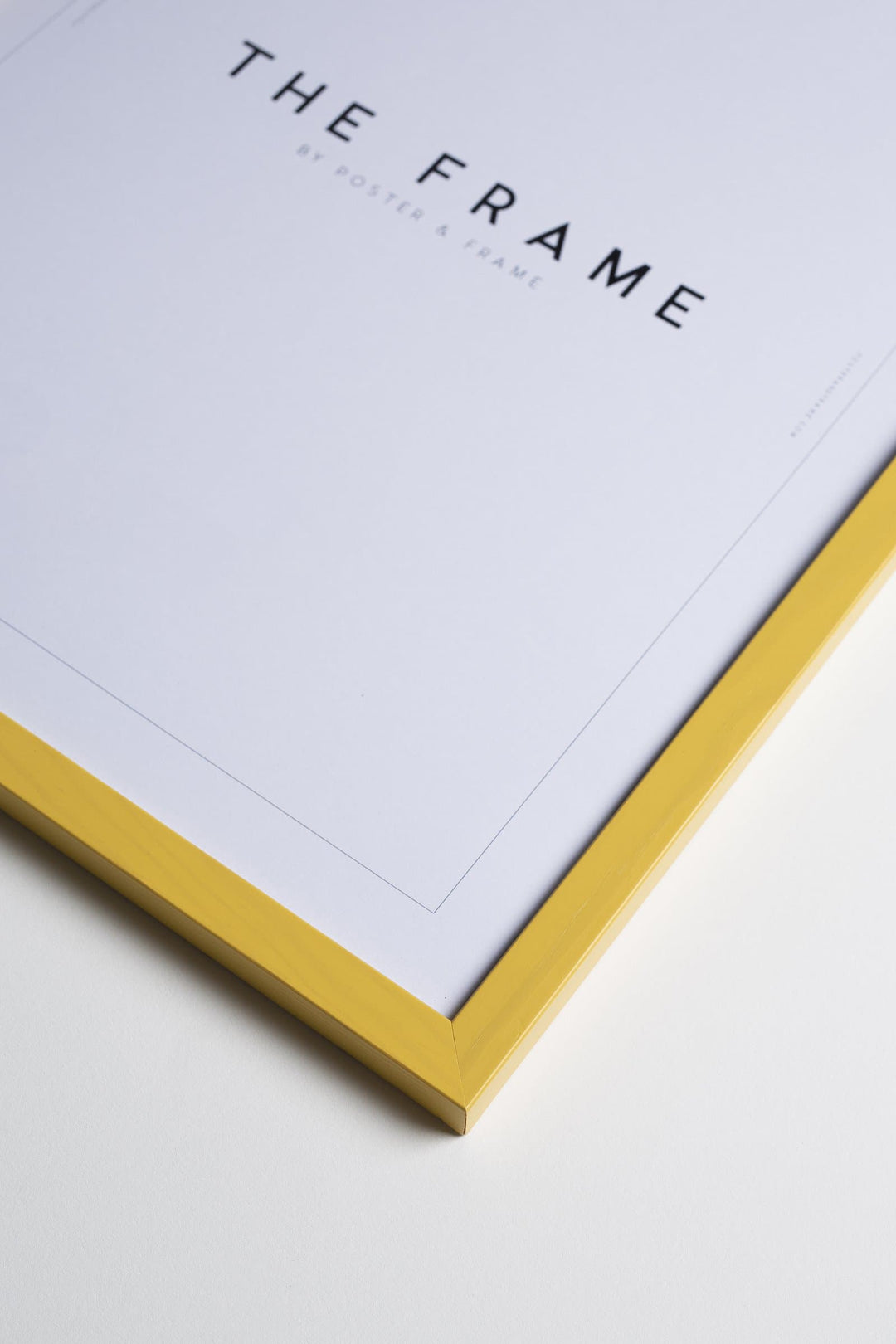 Yellow Wood Frame - 40 x 50 cm