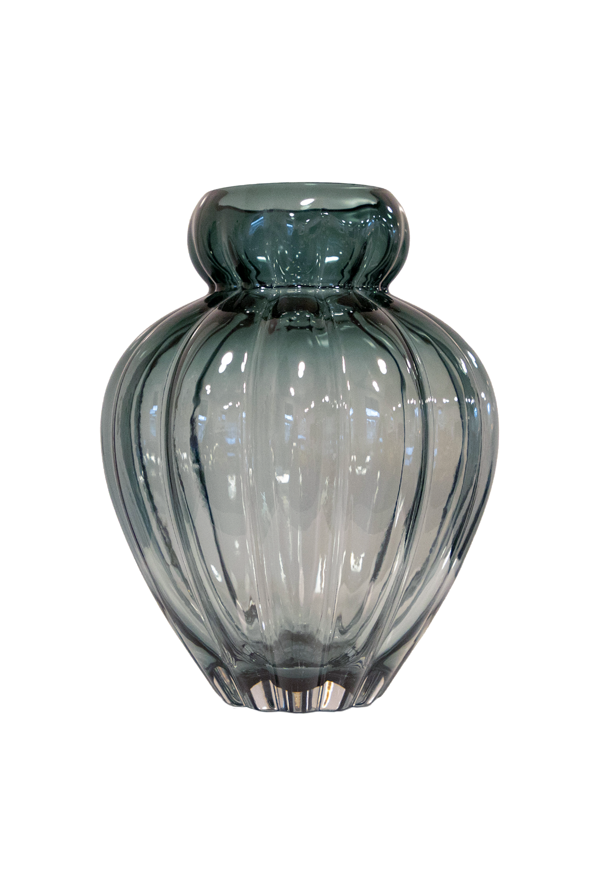 Audrey vase large petrol blue