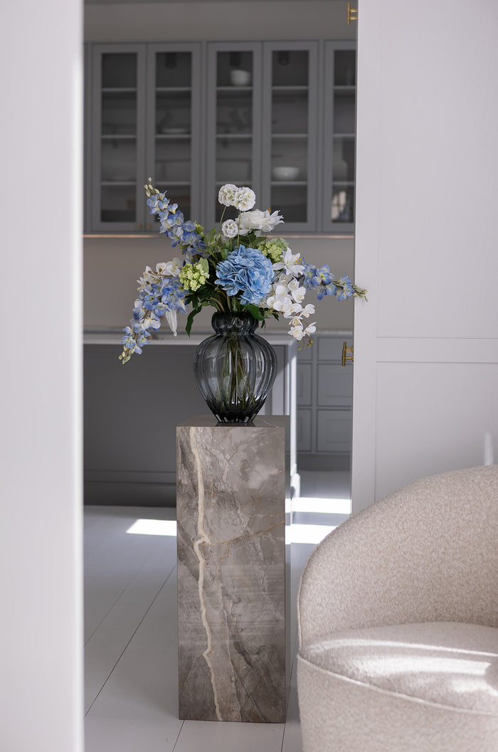 Audrey vase large petrol blue