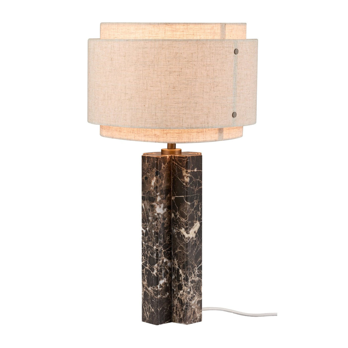 Takai Marble Bordlampe Brun