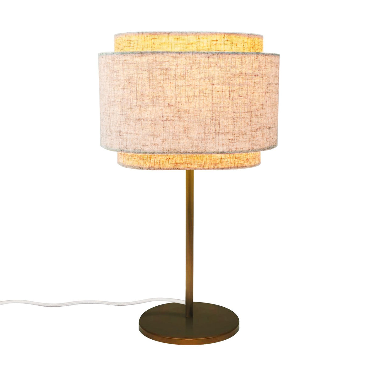 Takai bordlampe Beige