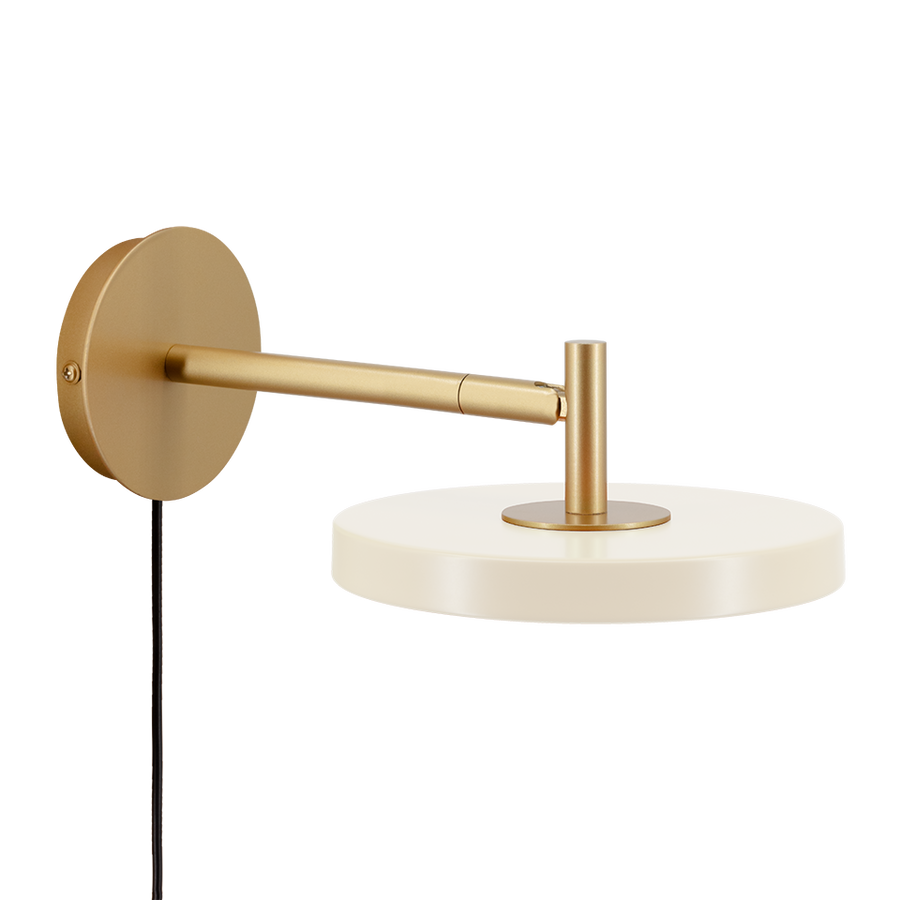 Asteria væglampe pearl white