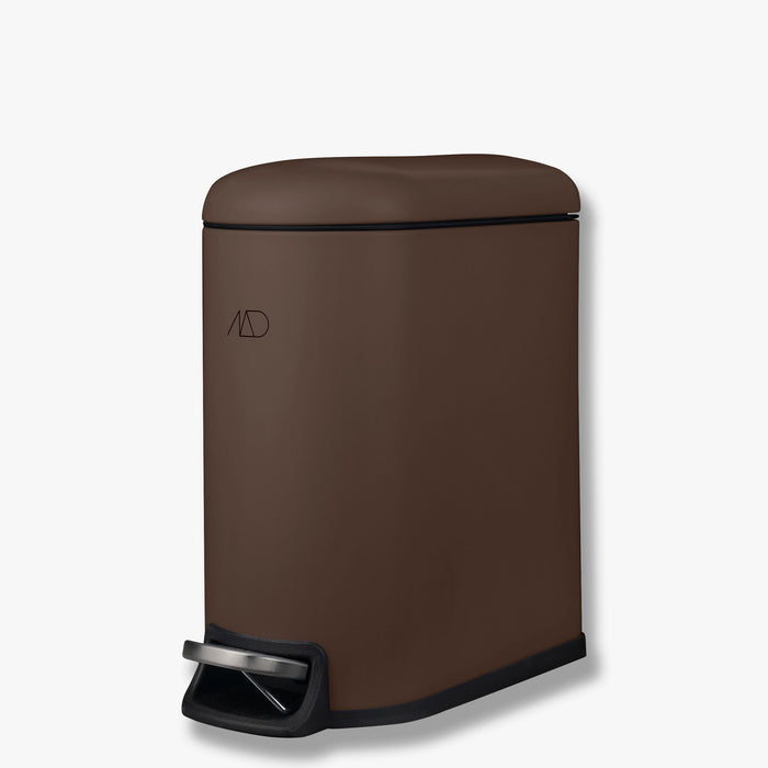 Mini pedal bin, 5L, brown