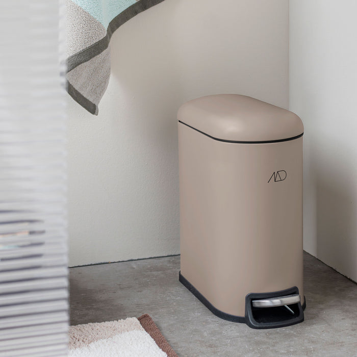 Mini pedal bin, 5L, sand