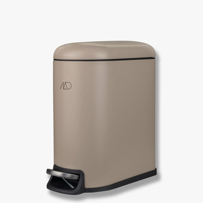 Mini pedal bin, 5L, sand